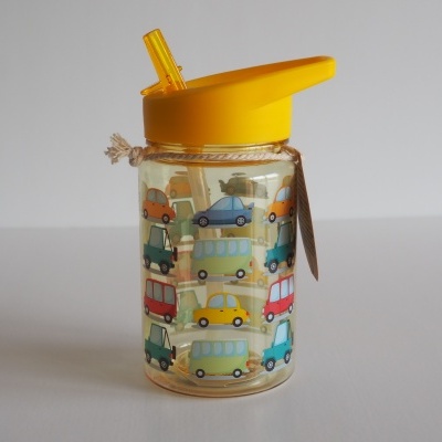 GARRAFA TRITAN 450ML CARROS WATER REVOLUTION