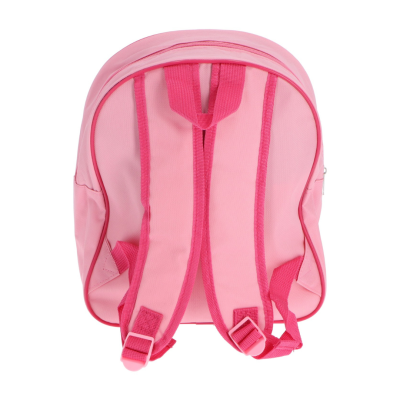 MOCHILA INFANTIL BÁSICA 30CM STITCH ROSA
