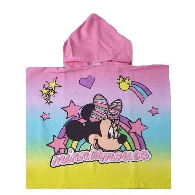 PONCHO CRIANÇA MICROFIBRA MINNIE