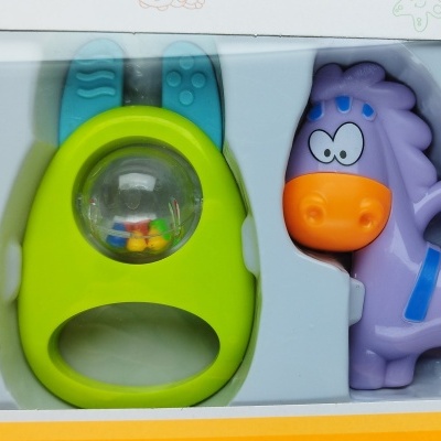 CONJUNTO 4 CHOCALHOS COM MORDEDORES