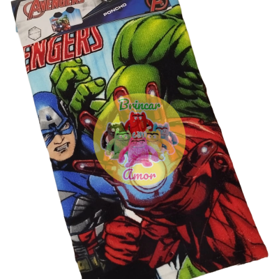 PONCHO CRIANÇA MICROFIBRA AVENGERS