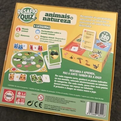 DESAFIO QUIZ: ANIMAIS E NATUREZA, EDUCA
