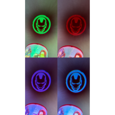 LUZ NOTURNA LED COM PROJEÇÃO AVENGERS