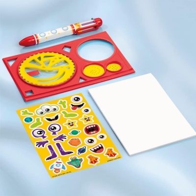 ARTE ESPIRAL COM AUTOCOLANTES - SPIRO ART TOTUM