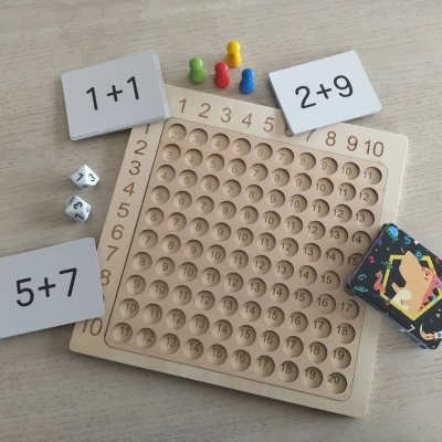 QUADRO DA ADIÇÃO EM MADEIRA