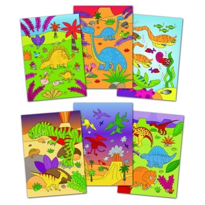 LIVRO DE PINTURA COM ÁGUA - WATER MAGIC: DINOSSAUROS, GALT