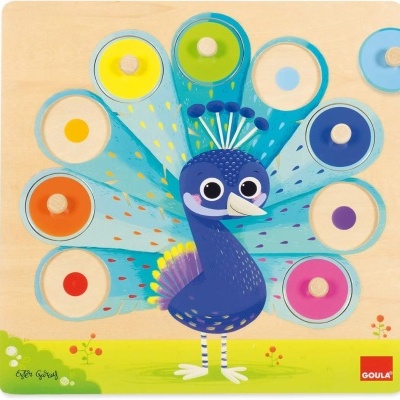 PUZZLE PAVÃO DAS CORES, GOULA