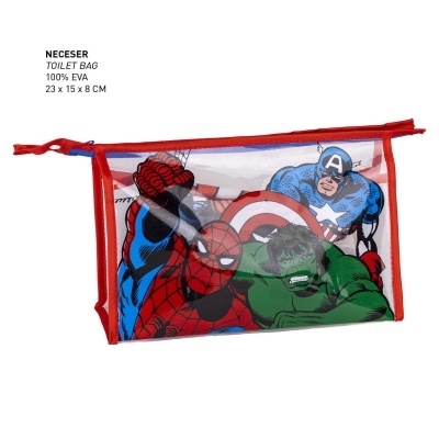 BOLSA NÉCESSAIR HIGIENE PESSOAL ACESSÓRIOS AVENGERS