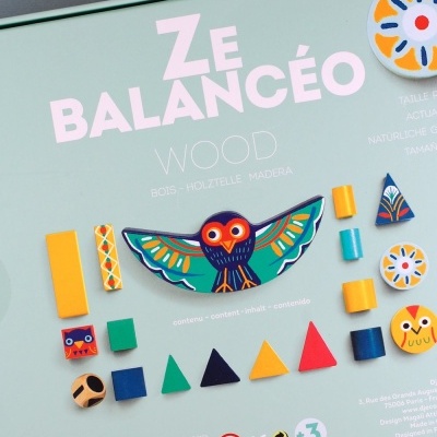 ZE BALANCEO - JOGO DE EQUILIBRAR PEÇAS DE MADEIRA, DJECO