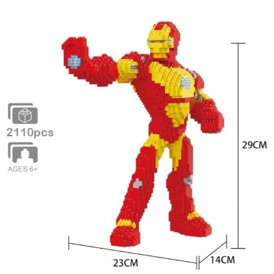 BLOCOS DE CONSTRUÇÃO HOMEM DE FERRO (IRON MAN) 200513 LP BLOCOS DE CONSTRUÇÃO HOMEM DE FERRO (IRON MAN) 200513 LP