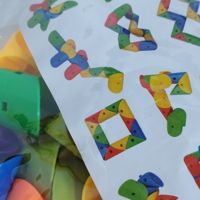 PUZZLE BLOCKS - BLOCOS DE CONSTRUÇÃO CILÍNDRICOS