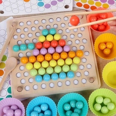 BEADS & CLIP - JOGO DO EQUILÍBRIO E COORDENAÇÃO, CAYRO