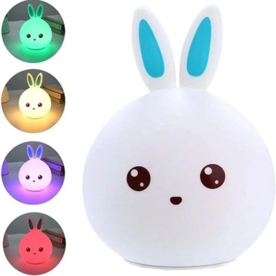 LUZ NOTURNA EM SILICONE - COELHO