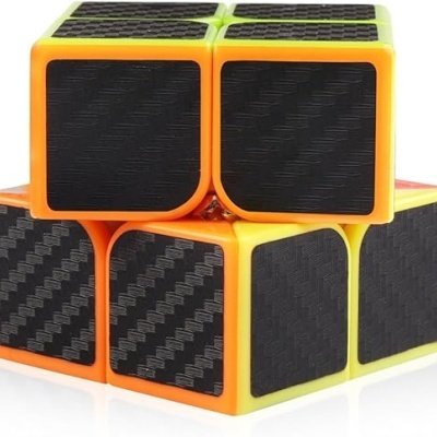 CUBO MÁGICO 2X2 EFEITO CARBONO