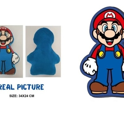 ALMOFADA ACOLCHOADA 3D 34CM - SUPER MARIO