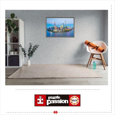 PUZZLE SHANGHAI AO PÔR-DO-SOL - 1000 PEÇAS, EDUCA