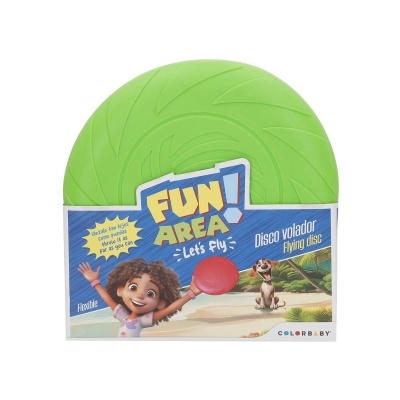 DISCO VOADOR BORRACHA 18CM FUN AREA