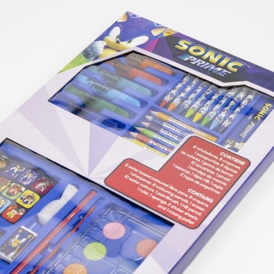 CONJUNTO DE DESENHO E PINTURA C/ MALA - SONIC