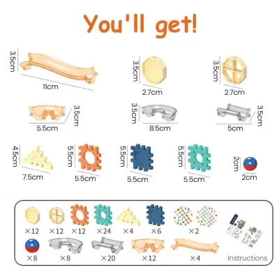 TUBAGENS ROLANTES 125 PEÇAS