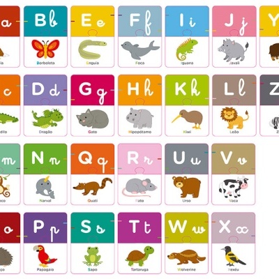 PUZZLE ABC DOS ANIMAIS OLIVO