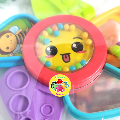 CHOCALHO MORDEDOR MULTISSENSORIAL COM ESPELHO