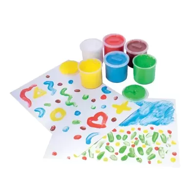 ESTOJO C/5 CORES SORTIDAS 35ML - PINTURA COM DEDOS, JOVI