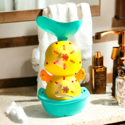 BRINQUEDO DE BANHO EM FORMA DE PATO COM ENGRENAGENS