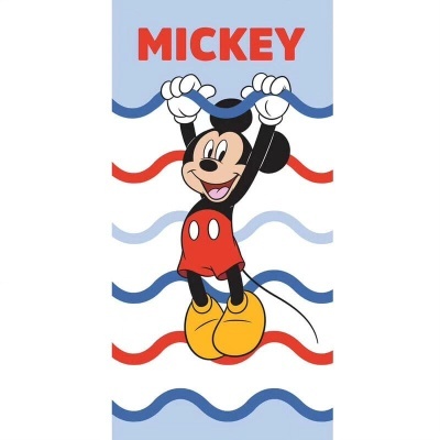 TOALHA DE PRAIA CRIANÇA 100% ALGODÃO MICKEY
