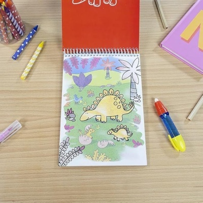 LIVRO DE PINTURA COM ÁGUA - WATER MAGIC: DINOSSAUROS, GALT