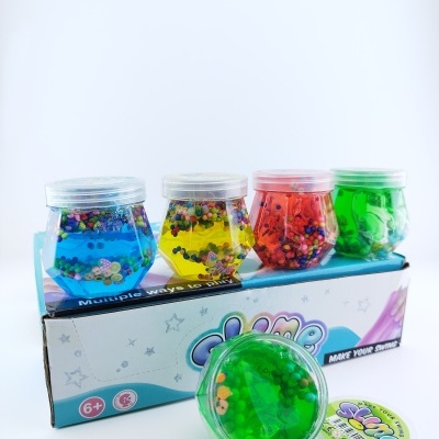 SLIME SENSORIAL COM MICROESFERAS E FRUTINHAS