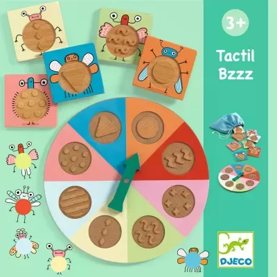 TACTIL BZZZ - JOGO DE ASSOCIAÇÃO TÁTIL, DJECO
