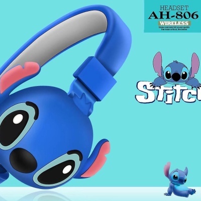 HEADPHONES BLUETOOTH PARA CRIANÇA - STITCH