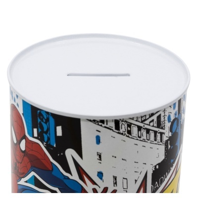 MEALHEIRO METÁLICO ABERTURA ÚNICA 15X10CM - SPIDERMAN