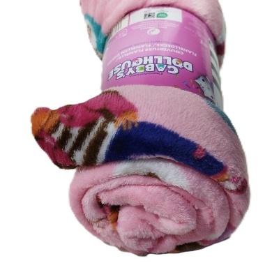 MANTA POLAR CORALINA INFANTIL 110X150CM - GABBY'S DOLLHOUSE