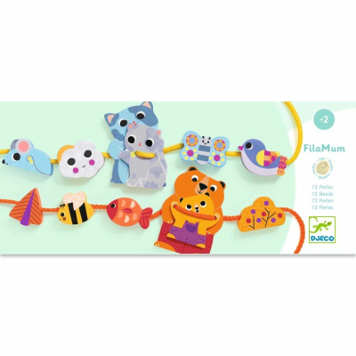 FILAMUM - JOGO DE CONTAS DE MADEIRA, DJECO