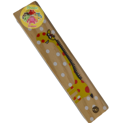 HARMÓNICA INFANTIL EM MADEIRA COLORIDA