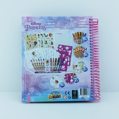 CADERNO DE ATIVIDADES DE COLORIR - PRINCESAS DISNEY