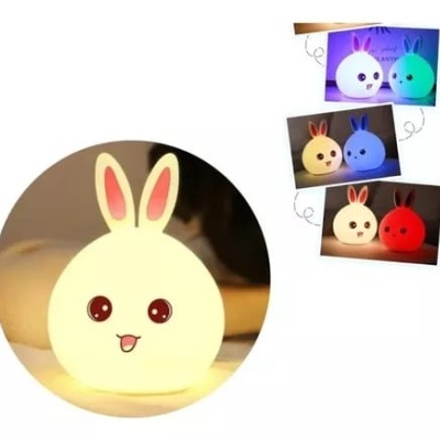 LUZ NOTURNA EM SILICONE - COELHO