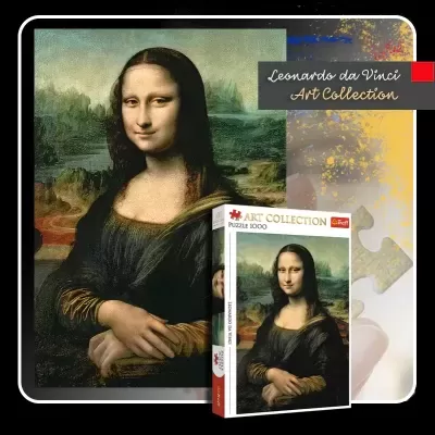 PUZZLE ART COLLECTION: GIOCONDA (DA VINCI) - 1000 PEÇAS, TREFL