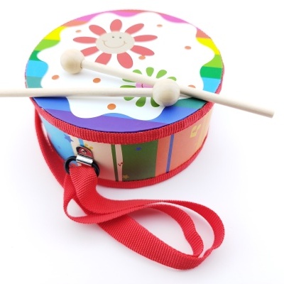 TAMBOR INFANTIL EM MADEIRA 15CM TAMBOR INFANTIL EM MADEIRA 15CM