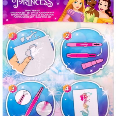 CONJUNTO CANETAS DE SOPRO 13 PEÇAS - PRINCESAS DISNEY