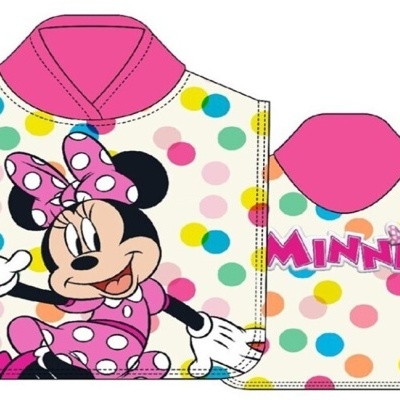 PONCHO CRIANÇA MICROFIBRA MINNIE