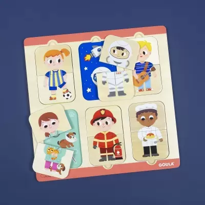 PUZZLE DAS PROFISSÕES, GOULA