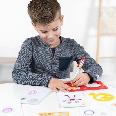 SPIRO ART - ARTE ESPIRAL COM AUTOCOLANTES, TOTUM