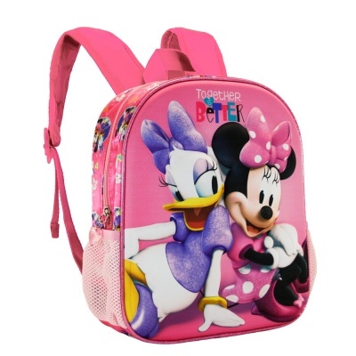 MOCHILA INFANTIL 3D MINNIE E MARGARIDA