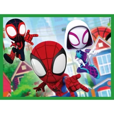 PUZZLE 12 CUBOS SPIDEY E AMIGOS, CLEMENTONI