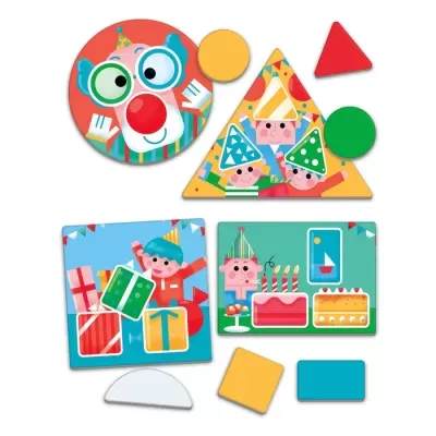 JOGO DE COMBINAÇÃO DE FORMAS E CORES CLEMENTONI