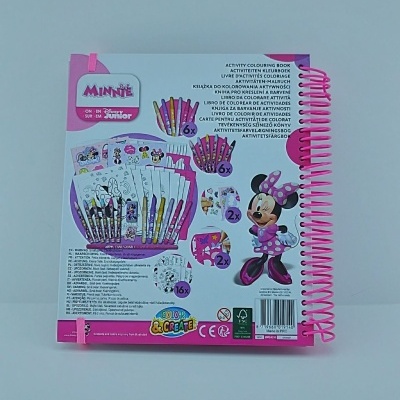 CADERNO DE ATIVIDADES DE COLORIR - MINNIE MOUSE