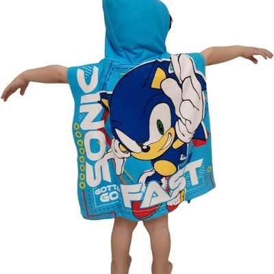 PONCHO CRIANÇA MICROFIBRA SONIC