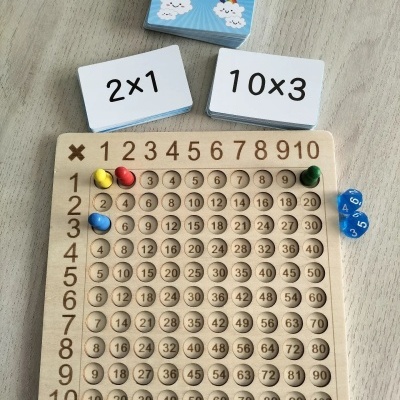 QUADRO DA MULTIPLICAÇÃO EM MADEIRA